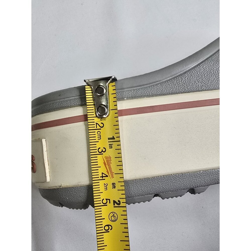 Womens Crocs Crocband Platform Gray Comfort Flip Flops Thong Sandals Size 6 - Picture 13 of 15